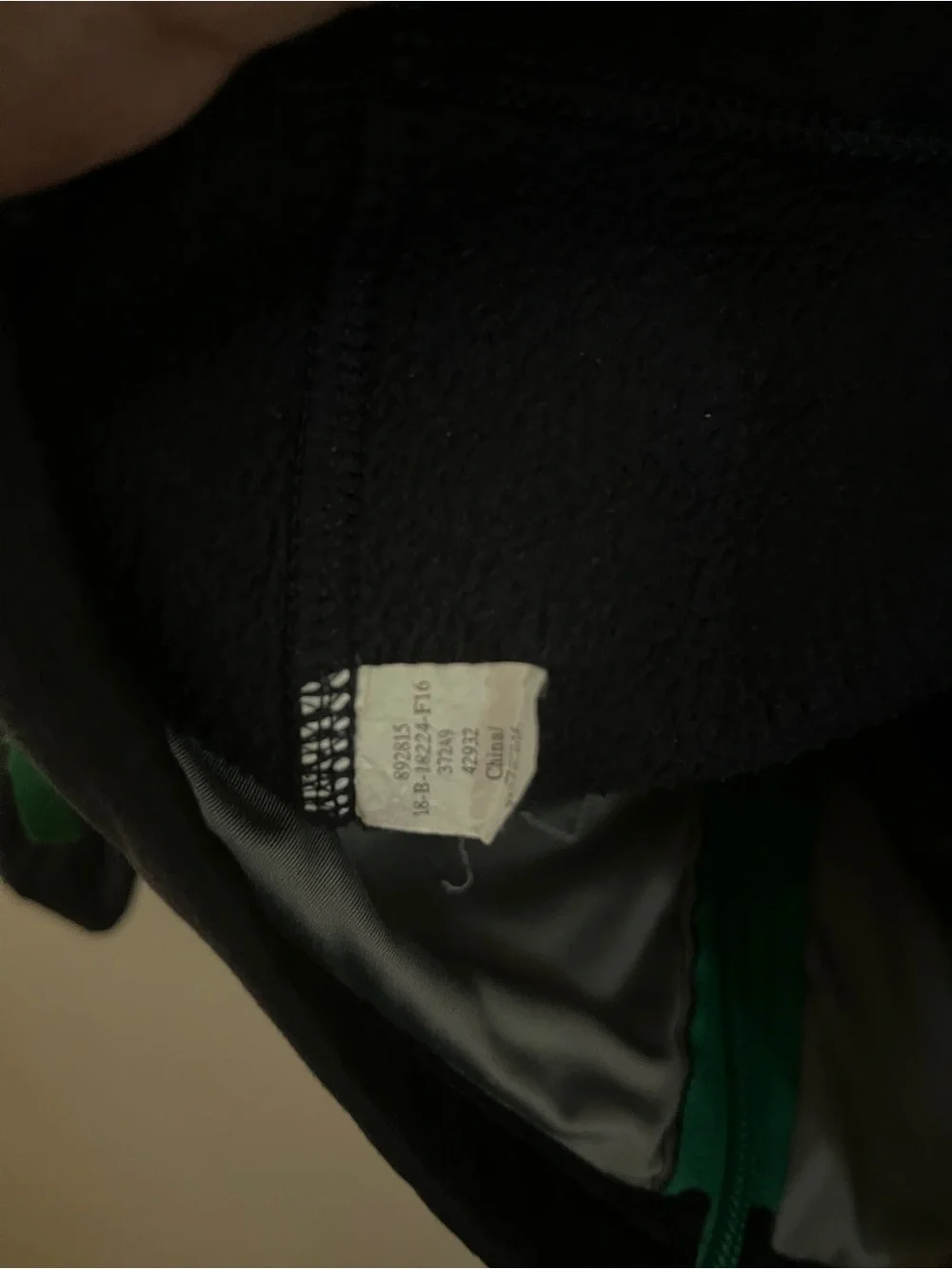 REÍ Kids Black Hooded Jacket with Teal Zippers